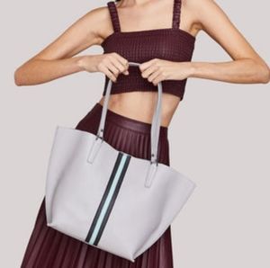 BOTKIER Hudson Strip Black Bag Leather